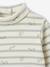Lot de 2 bodies naissance en interlock 1 rayé + 1 uni beige 5 - vertbaudet enfant 