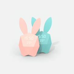 Réveil & Veilleuse Cutie Clock - aimanté, nomade Turquoise - MOB  - vertbaudet enfant