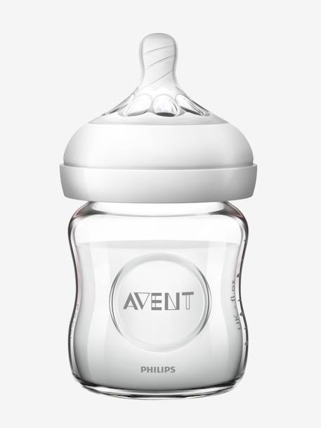 Biberon verre 120 ml Philips AVENT Natural sans BPA transparent 2 - vertbaudet enfant 