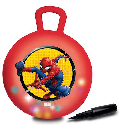 Balle sauteuse gonflable spiderman 45cm Rouge 1 - vertbaudet enfant 