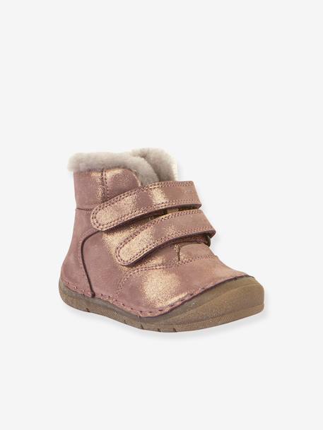 Boots garçon PAIX UP WINTER Froddo bleu+bleu nuit+blush+caramel+vieux rose 3 - vertbaudet enfant 