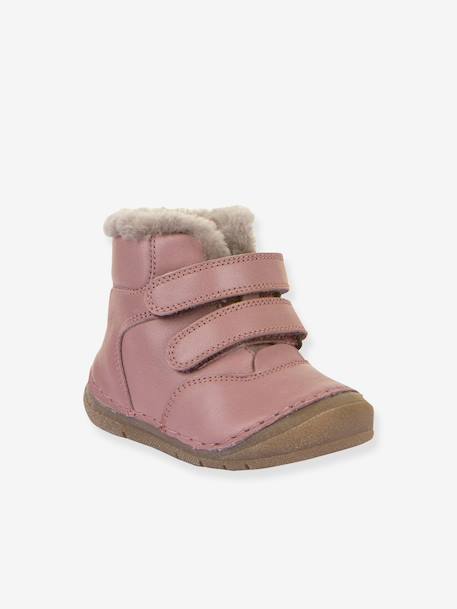 Boots garçon PAIX UP WINTER Froddo bleu+bleu nuit+caramel+vieux rose 4 - vertbaudet enfant 