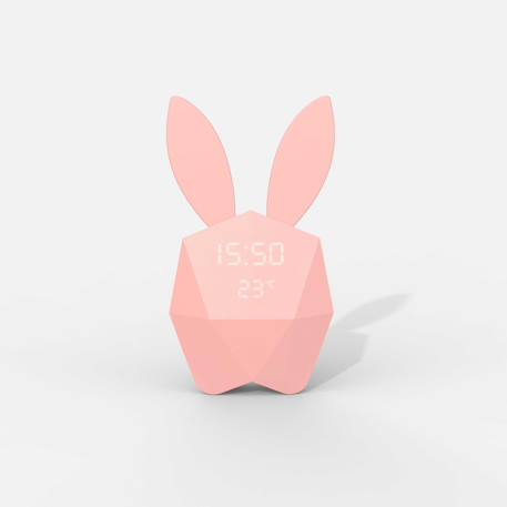 Réveil & Veilleuse Cutie Clock - aimanté, nomade Turquoise - MOB Bleu+Rose 8 - vertbaudet enfant 