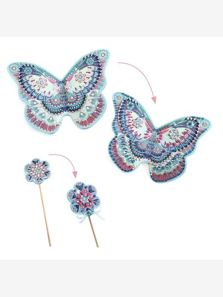 Kit créatif Comme une fée aile et baguette bleu 6 - vertbaudet enfant 