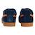 Baskets basses  à scratch  velours Bleu orange+Kaki sun noir+Marine bleu  blanc+Marine sage soleil+Rhino bleu orange+Vert blanc+Vert noir soleil 4 - vertbaudet enfant 