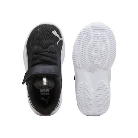 Baskets garçon pounce Noir+Noir blanc argent 12 - vertbaudet enfant 