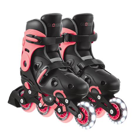 Rollers go skates taille m-l du 34 au 37 Noir-bleu+Noir-gris+Noir-rose 13 - vertbaudet enfant 