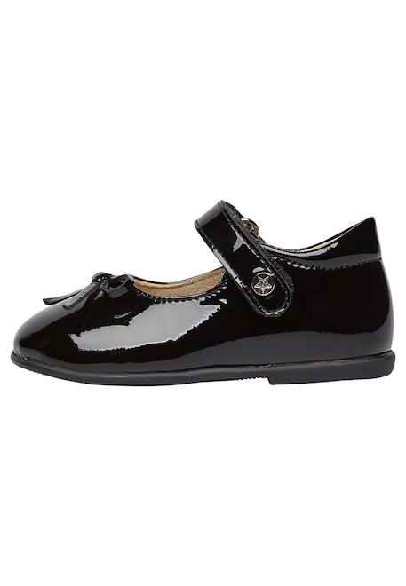 Ballerines en verni avec sangle ballet Bleu nuit-+Noir ivoire 8 - vertbaudet enfant 