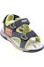 Sandales  betil Bleu sarcelle mat / vert citron 1 - vertbaudet enfant 
