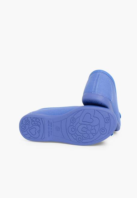 Ballerines pour fille  en toile avec ruban Blanc+Fucsia+Gris+Indigo+Mauve 19 - vertbaudet enfant 