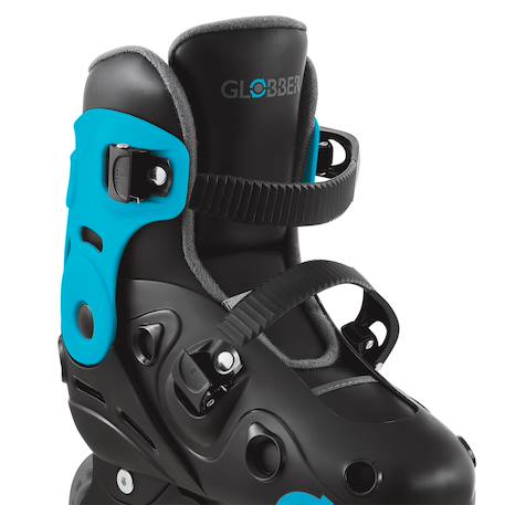Rollers go skates taille m-l du 34 au 37 Noir-bleu+Noir-gris+Noir-rose 6 - vertbaudet enfant 