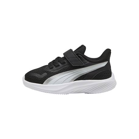 Baskets garçon pounce Noir+Noir blanc argent 8 - vertbaudet enfant 