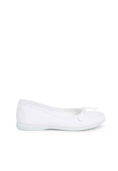 Chaussures-Ballerines pour fille  en toile avec ruban
