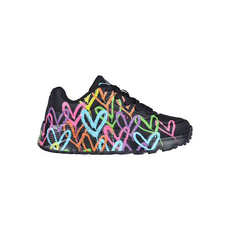 Baskets basses à lacets Noir multi 1 - vertbaudet enfant 