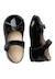 Ballerines en verni avec sangle ballet Bleu nuit-+Noir ivoire 9 - vertbaudet enfant 
