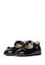 Ballerines en verni avec sangle ballet Bleu nuit-+Noir ivoire 10 - vertbaudet enfant 