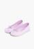 Ballerines pour fille  en toile avec ruban Blanc+Fucsia+Gris+Indigo+Mauve 25 - vertbaudet enfant 