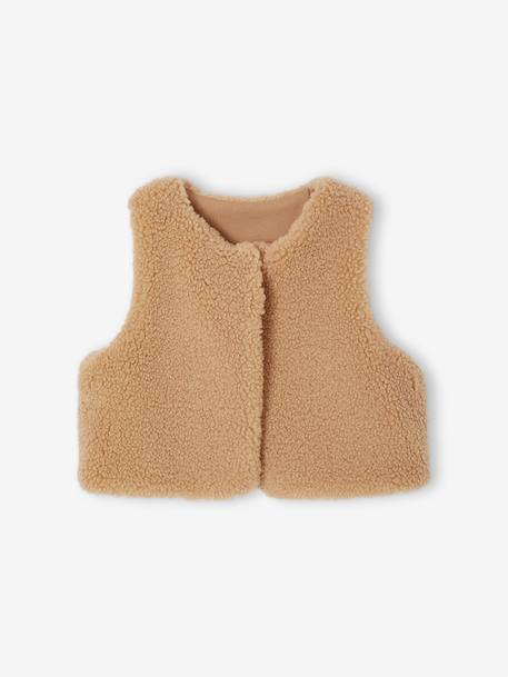 Ensemble robe gilet bandeau bébé fille vanille+vieux rose 5 - vertbaudet enfant 