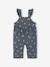 Salopette bébé en twill imprimée gris ardoise 1 - vertbaudet enfant 