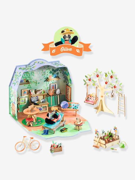 Kit créatif Mi house rose+rouge+vert 21 - vertbaudet enfant 