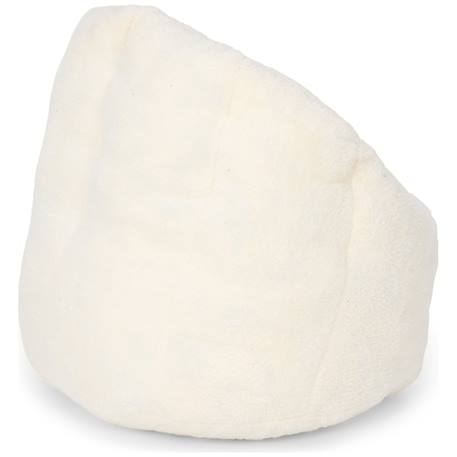 Pouf bouclette soft white Blanc cassé 2 - vertbaudet enfant 