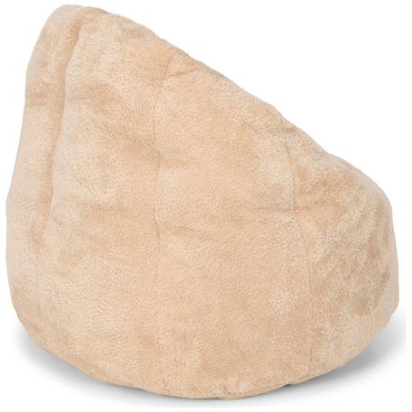 Pouf bouclette soft beige Beige 2 - vertbaudet enfant 
