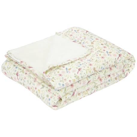 Couverture de berceau Blanc, multicolore+Bleu 2 - vertbaudet enfant 