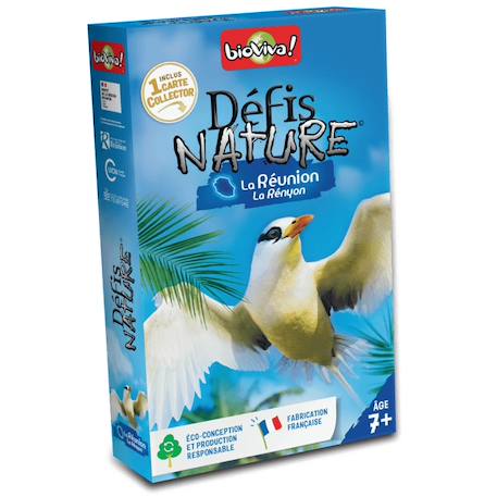 Jeu de cartes - défis nature -  réunion -  fabriqué en france MULTICOLORE 1 - vertbaudet enfant 