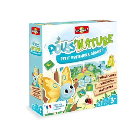 Jeu de cartes - pouss'nature -  fabriqué en france MULTICOLORE 1 - vertbaudet enfant 