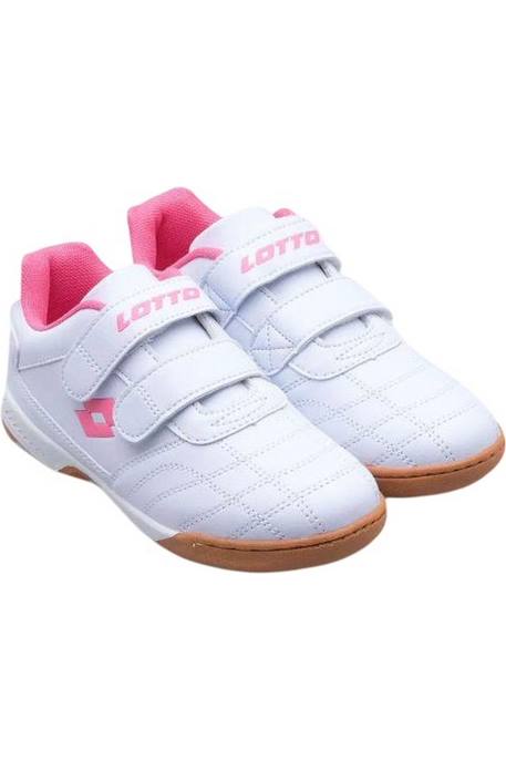 Baskets synthétique packer Blanc / rose 1 - vertbaudet enfant 
