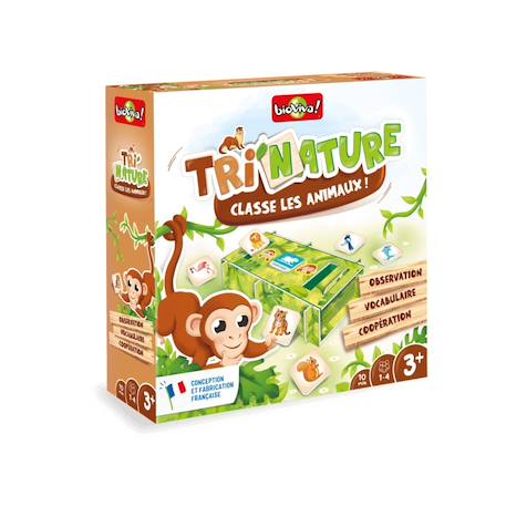 Jeu de cartes - tri'nature -  fabriqué en france MULTICOLORE 1 - vertbaudet enfant 