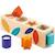 Boîte à formes Beige, orange, rouge, bleu 1 - vertbaudet enfant 