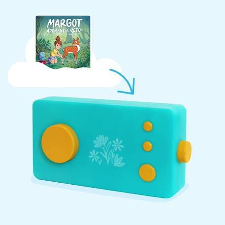 Margot, apprentie véto - Livre audio interactif pour Ma Fabrique à Histoires MULTICOLORE 3 - vertbaudet enfant 