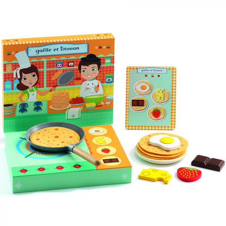 Atelier crêpes Vert d'eau, orange 1 - vertbaudet enfant 
