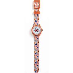 Jouet-Jeux éducatifs-Lire, écrire, compter et heure-Montre enfant fleurs