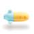 Squezzi sous-marin en silicone pour le bain Jaune 5 - vertbaudet enfant 