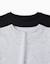 Lot de 2 t-shirts en coton à manches longues Blanc+Bleu foncé+Noir+Rouge 11 - vertbaudet enfant 