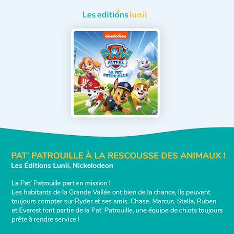 Pat Patrouille - Livre audio interactif pour Ma Fabrique à Histoires MULTICOLORE 2 - vertbaudet enfant 