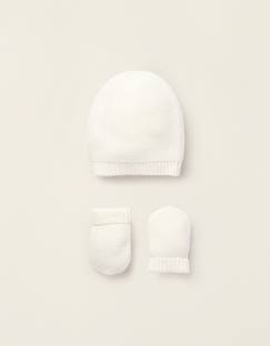 Ensemble bonnet + gants en maille  - vertbaudet enfant