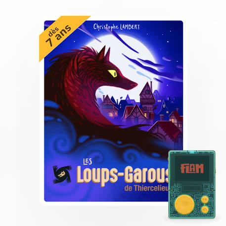 Les loups garous de Thiercelieux - livre audio interactif pour FLAM MULTICOLORE 1 - vertbaudet enfant 