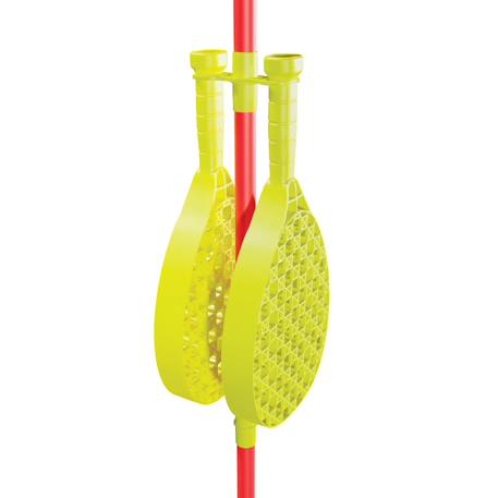 Jeu de balle swingball classic métal Rouge - jaune 6 - vertbaudet enfant 
