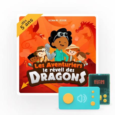 Le réveil des dragons - Livre audio interactif pour Ma Fabrique à Histoires MULTICOLORE 1 - vertbaudet enfant 