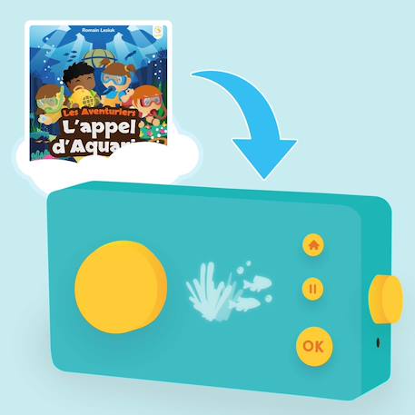 L'appel d'aquaria - Livre audio interactif pour Ma Fabrique à Histoires MULTICOLORE 3 - vertbaudet enfant 