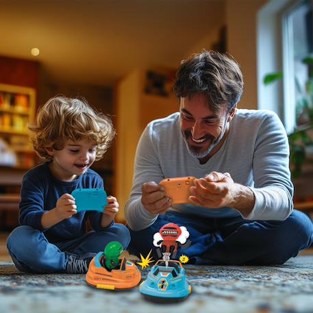 Set 2 voitures et 2 figurines amovibles Crosslander bumpers Multicolore 6 - vertbaudet enfant 