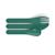 Set de couverts plastique végétal pocket color Bleu infinity+Natural cream+Rose blush+Vert forest 15 - vertbaudet enfant 