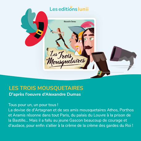 Les trois mousquetaires - Livre audio interactif pour Ma Fabrique à Histoires MULTICOLORE 2 - vertbaudet enfant 