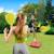Jeu de balle swingball toutes surfaces classic métal Rouge - jaune 3 - vertbaudet enfant 