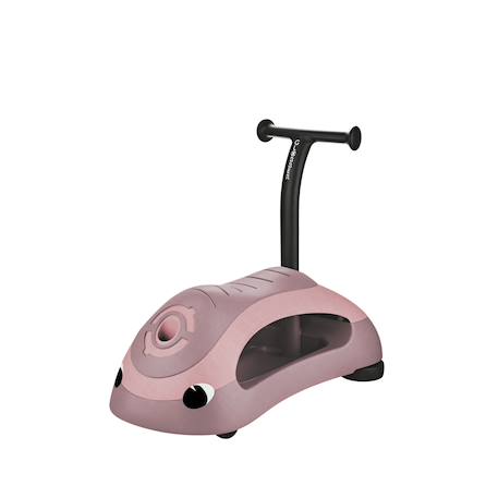 Porteur évolutif walk n' roll 2 en 1 eco pour bébé 6 à 36 mois Rose berry 2 - vertbaudet enfant 