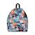 Sac à dos  day pak'r Jaws print+Noir+Painte+Shape bleu 1 - vertbaudet enfant 