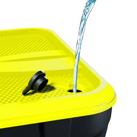 Jeu de balle swingball toutes surfaces pro métal Noir - jaune 4 - vertbaudet enfant 